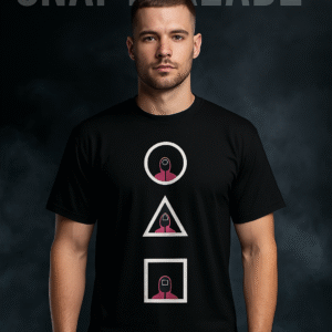 Squid Game Shapes Tee – Circle Triangle Square Design (Unisex)