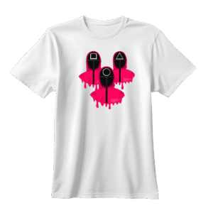 Korean Survival Game T-Shirt – Iconic Symbols Print